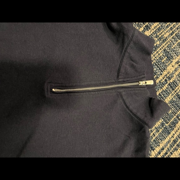 Peter Millar 1/4 zip. Navy size L - Picture 3 of 5